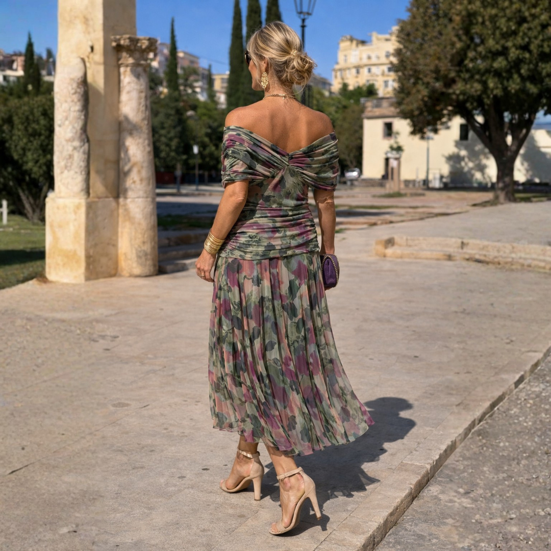 ROSANNA | Off-Shoulder Maxi Dress