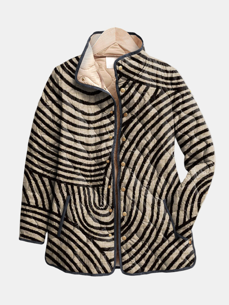 Inaya | Circle Design Quilted Jacket