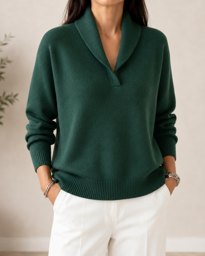Dorothy | V-Neck Knit Jumper