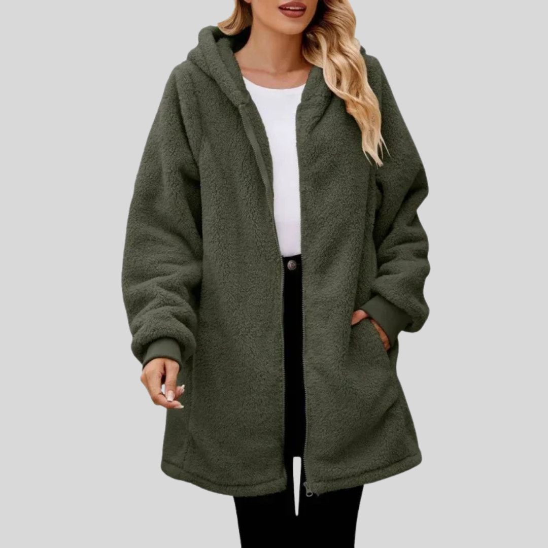 Fiorella | Hooded Fleece Zip Jacket