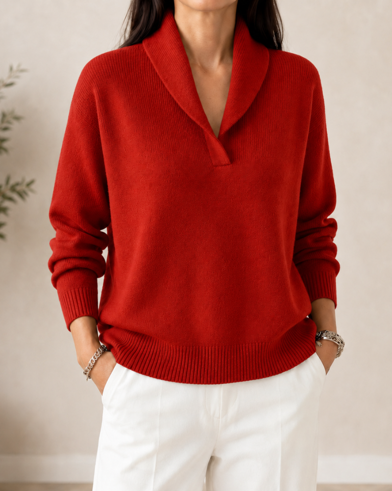 Dorothy | V-Neck Knit Jumper