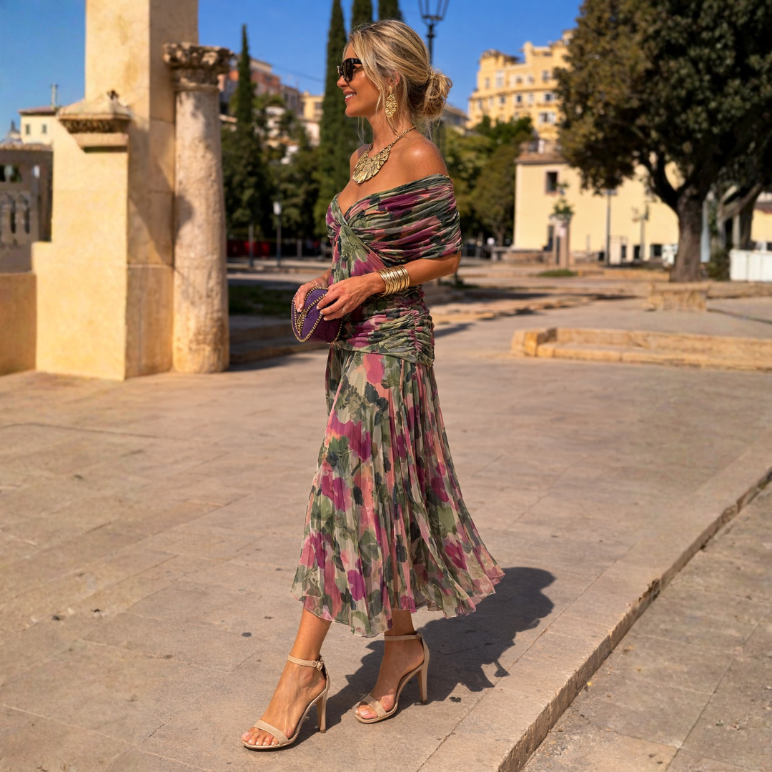ROSANNA | Off-Shoulder Maxi Dress