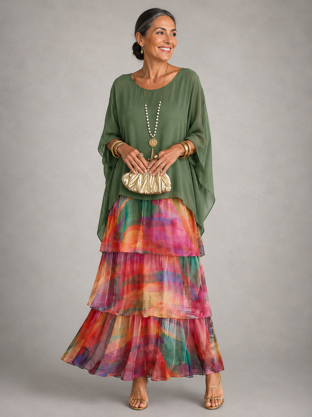 Olivia | Elegant Flowing Maxi Dress