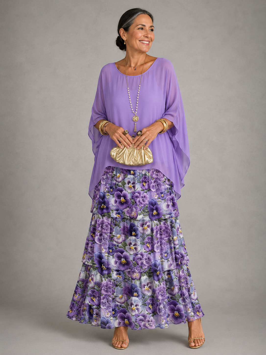 Olivia | Elegant Flowing Maxi Dress