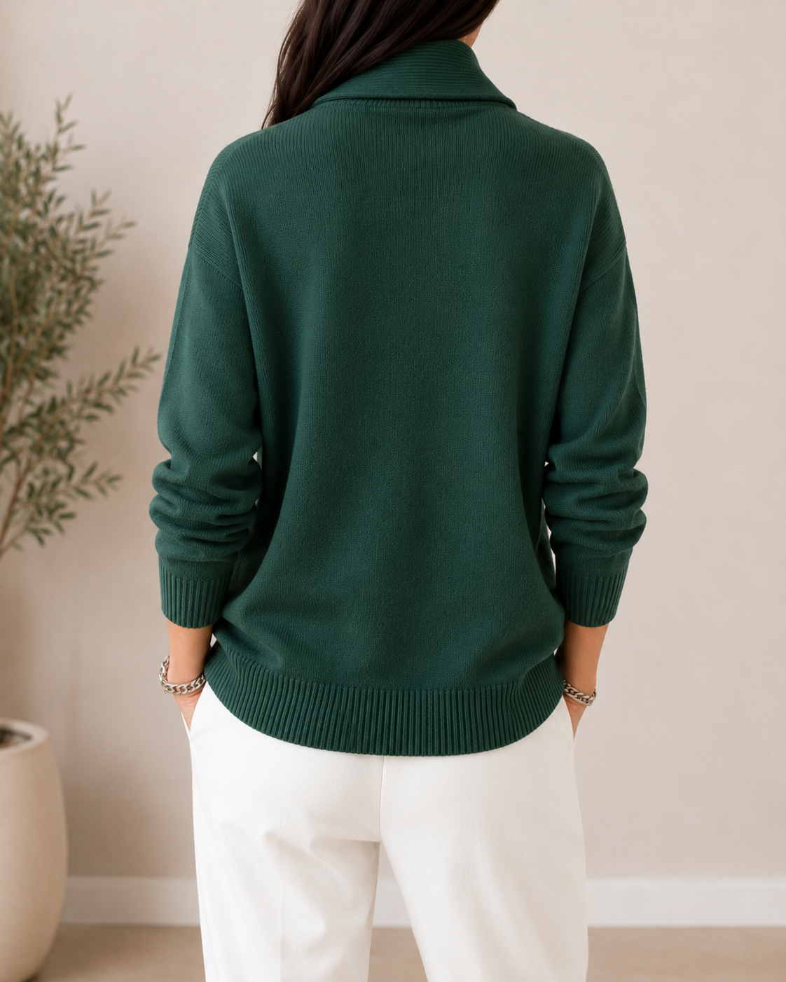 Dorothy | V-Neck Knit Jumper