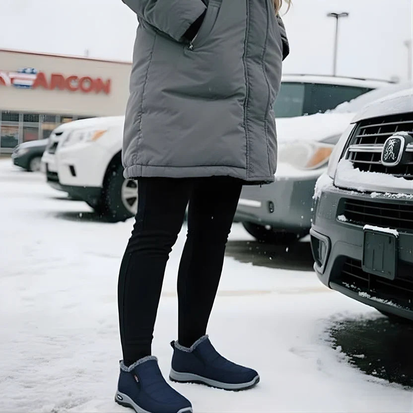 Sianna | Quilted Waterproof Slip-On Ankle Boots