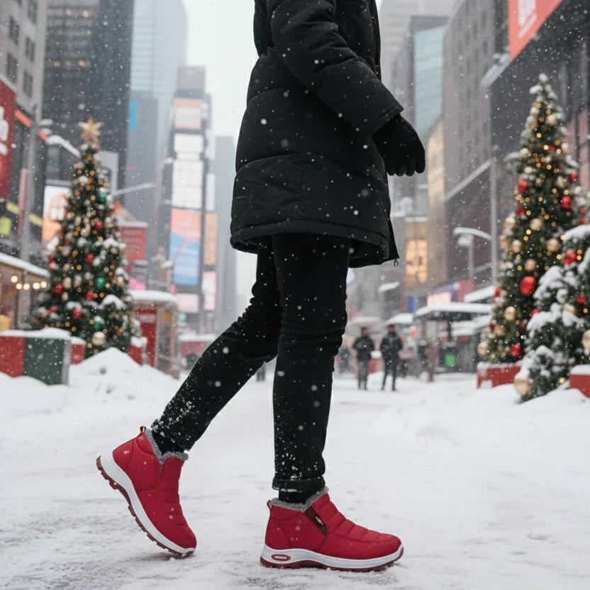 Sianna | Quilted Waterproof Slip-On Ankle Boots