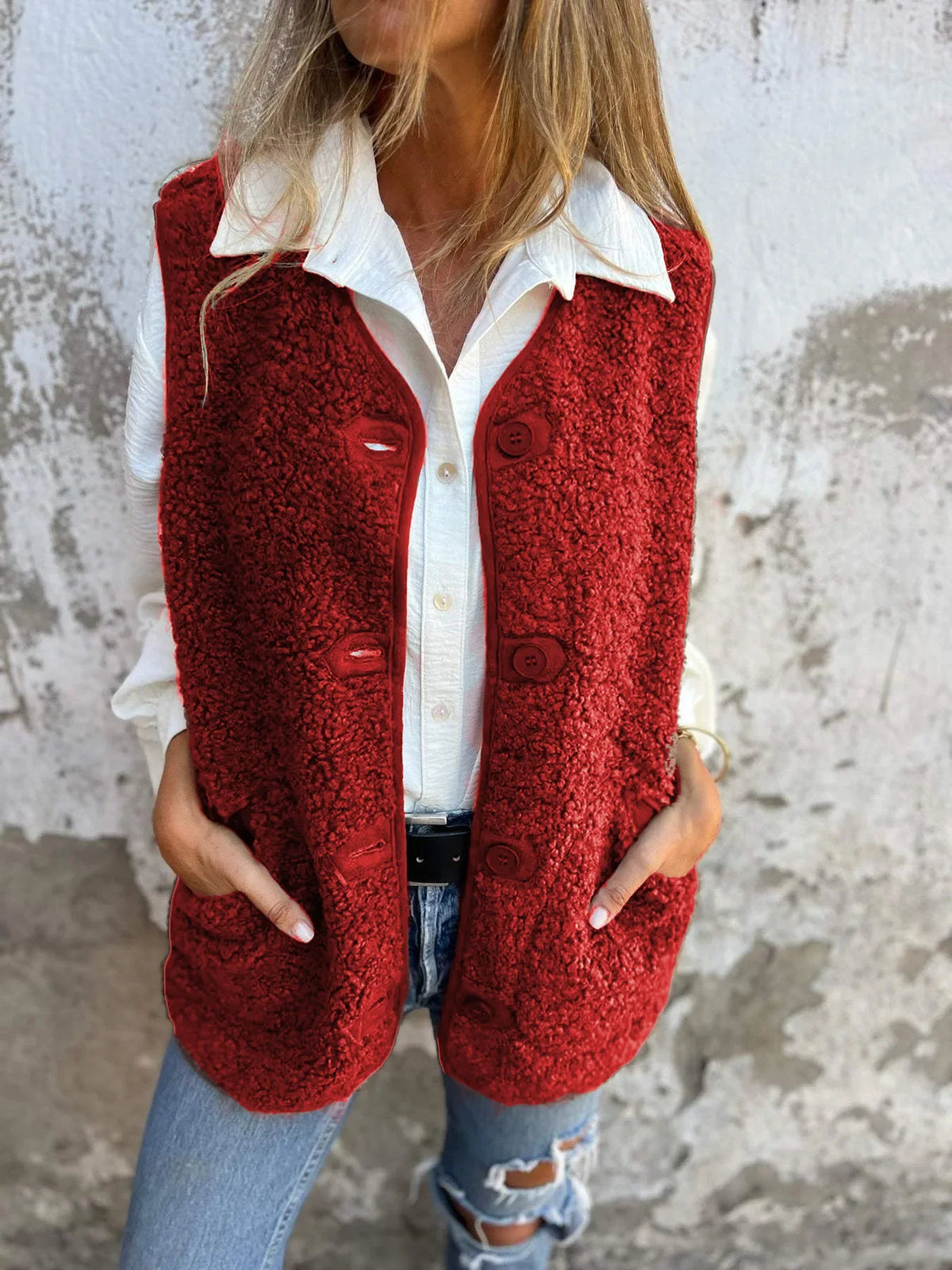 Magda | Soft Teddy Vest