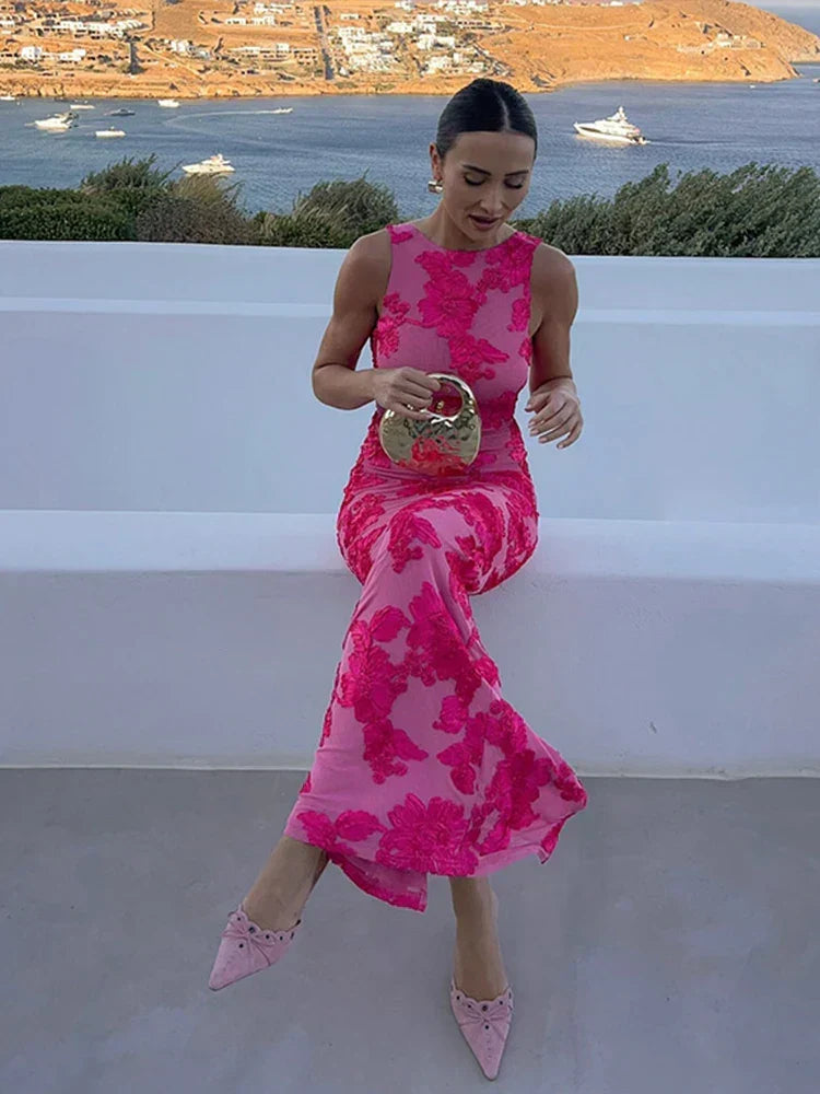 Malcah™ | Timeless Floral Evening Gown