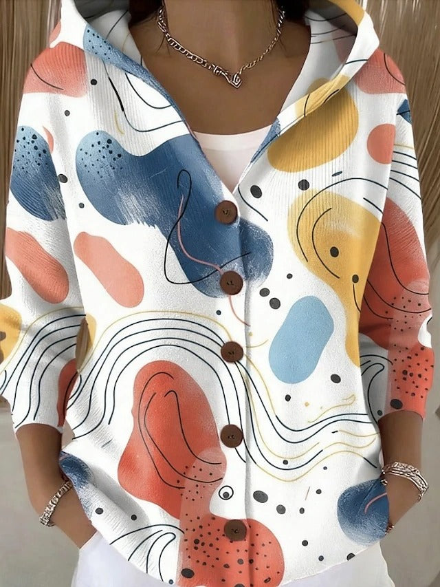 Cassidy | Artistic Warm Long Cardigan